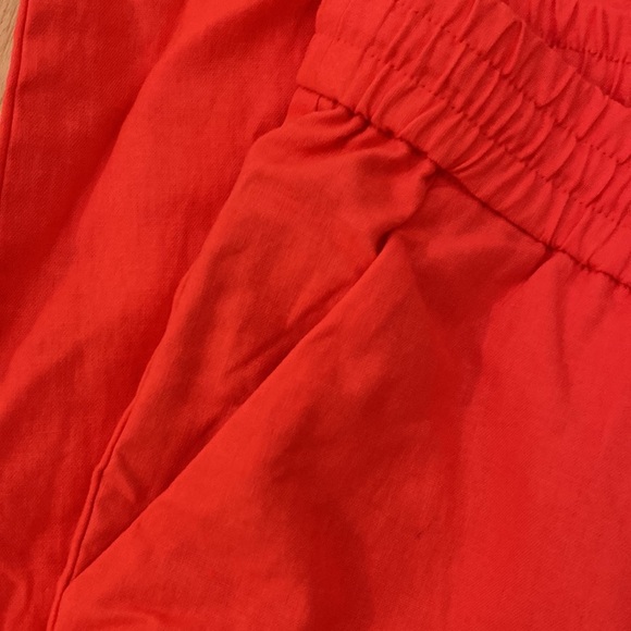 Pink J Crew Factory Linen Cotton Joggers - Picture 5 of 5